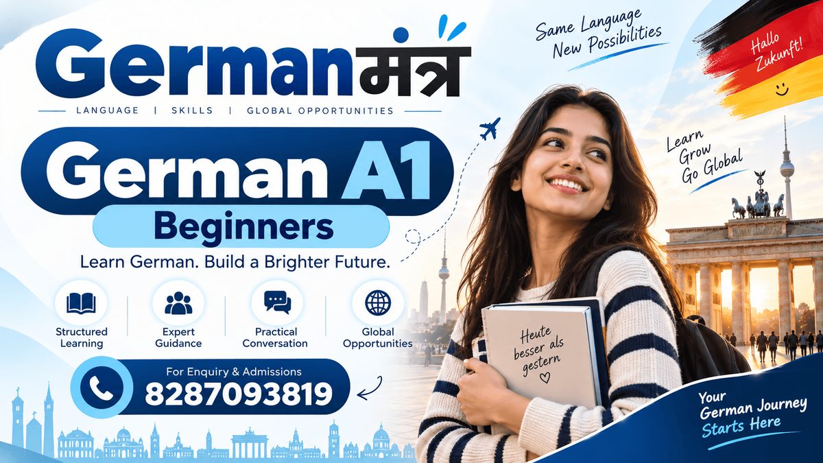 German A1 — Beginners — online course by German Mantra